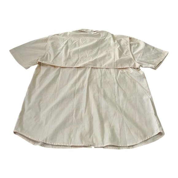 Y2K 10,000 Ft Above Sea Level Men’s Safari Fishing Shirt – Size L – Yellow – NWT - Picture 6 of 9